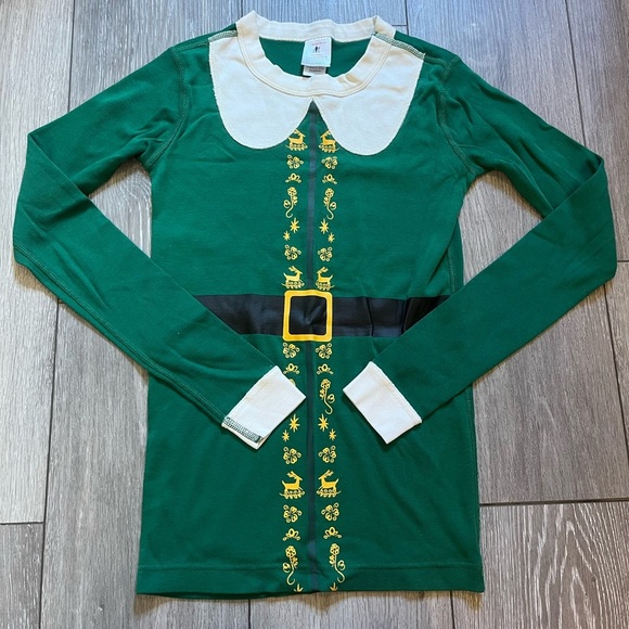 Hanna Andersson Kids Buddy the Elf Pajama Top Holiday Costume - Size 12 - Picture 1 of 5